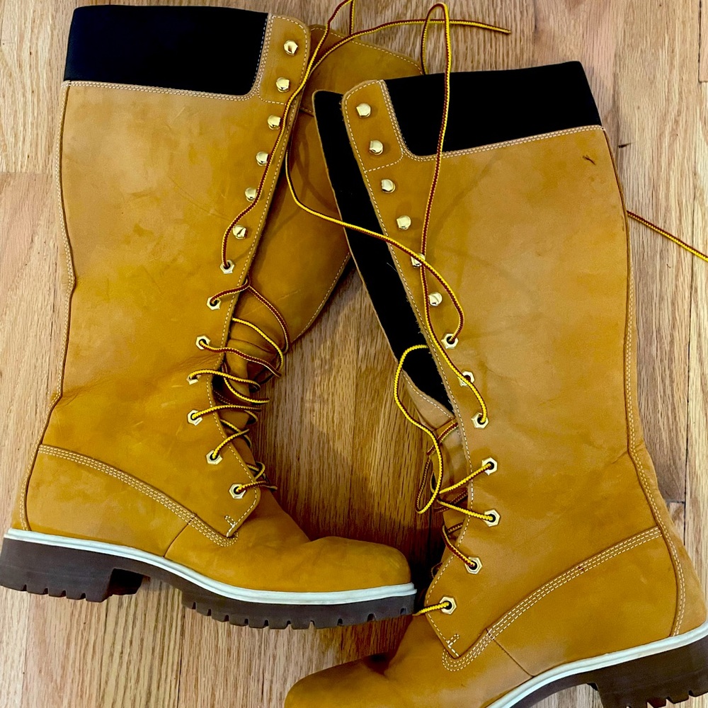 Timberland boots! Worn once! Like brand new